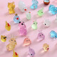 Ancient luminous 3D cartoon blind bag small animal model luminous children's toy ornaments small gift luminous luminous blind bag model 30
