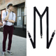 Changyin Men's Women's Cost Shirt pantalon Saut-salles pantalon STRAP CLIP MENS MENS BRITAINS PROSENDRES DE DENIM SPEPENSEURS BELLE PANTAL ALDIER