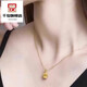 Qianjun gold crown pendant Runaway Princess series versatile clavicle chain gold-wrapped silver pendant birthday gift for girlfriend Crown single pendant