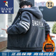 啄木鸟（TUCANO）羊羔绒棉衣男冬季新款棉服男装短款韩版潮牌棉袄保暖加绒加厚衣服 JK9901咖啡色 XL