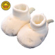 G.DUCKKIDS little yellow duck baby shoes newborn shoes and socks winter baby girl plus velvet warm cotton shoes fur shoes men's step front shoes 6- khaki plus plush outsole size 13 size 12cm inside length