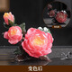 Tao Fuqi tea pet ornaments attract wealth, flowers bloom and wealth, tea table, tea tray, tea table, tea set accessories, color-changing peony tea, can be played and raised, flowers bloom, wealth, color-changing tea pet - red