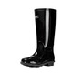 Huili Shanghai genuine Huili 838 medium and high tube rain boots waterproof plastic wear-resistant labor waterproof shoes anti-slip PVC rubber shoes wholesale Huili 818 high tube 40