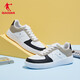 Jordan men's shoes versatile low-top leather-face autumn and winter board shoes thick sole height-enhancing casual white shoes sports shoes