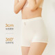
Yiershuang Women's Underwear 3 Pairs Pure Cotton Underwear Women's Large Size High Waist Anti-Exposed Boxer Women's CL854N Light Jade 3 Pairs XXXL (180/105)