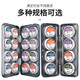 Folk artist multi-layer transparent main line box line box fishing line set accessories box fishing gear and fishing supplies 20-axis ordinary version empty box (excluding spools)