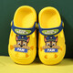 G.Duckkids Wangwang Team Pantoffeln Kindersandalen für Frauen 2023 neue Modesjungen, kleine und mittelgroße Kinderbaby Weiche Bottom Beach Hole Schuhe Wangwang Team 2020 Dunkelblau Archie Innere Länge 14140 für 22 geeignet für 22