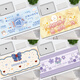 
Three-color cat cute cartoon mouse pad super large keyboard soft desk pad thickened lock edge office computer gift for boys and girls personalized high appearance non-slip dormitory desktop pad support customization 9896flower 100 cm x 50 cm x 5 mm
