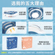 swimbobo婴儿游泳圈脖圈0-5个月新生儿游泳脖圈婴儿洗澡颈圈蓝色BO1002M