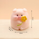 Pig Resin Small Ornaments Cartoon Migro Micro Landscape Simulation Pig Home Mini Arat d'artisanat Décoration Melon Pig Melon