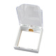 GEIYURIC surface-mounted switch socket waterproof box adhesive outdoor bathroom wire box heightened outdoor transparent splashproof box