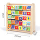 
Wooden meatballs (MWZ) children's beads toys and toys for boys and girls building blocks 3-6 years old math calculation rack early education arithmetic shape pairing two-in-one learning rack