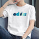 阿迪达斯 （adidas）短袖男装春季新款运动服透气舒适印花时尚休闲圆领T恤GL3708 D HE4839  S