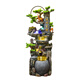 
Large floor-standing rockery flowing water fountain Fengshui wheel living room water view housewarming decoration circulation humidifier opening ornament 9923 small height 108cm