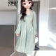 Aizhuer Robe tricotée en automne et hiver de la jupe de tempérament de la mode de la mode pour femmes en automne
