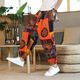 Baixuteng Chinesische Stil neuer Stil Hosen Männer atmungsaktives Baumwollwäsche Casual Hosen Großgröße Lose Harem Bloomer gebundene Füße Chinesische Drache 2xl