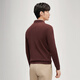 Qipai Half Turtleneck Sweater Men's Spring and Autumn Warm, Comfortable, Fashionable and Casual Bottoming Wool Sweater for Young and Middle-aged People
