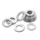 Jinggong (JINGGONG) M1.6-M4 304 stainless steel flat washer round screw washer metal flat washer thickened and enlarged meson M2*5*0.3 (200 pieces)