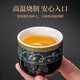 Xiangye automatic tea set set household rotating teapot light luxury high-end tea special lazy artifact tea cup wrapped with lotus branches automatic straight cup six-cup tea ceremony 10-piece set