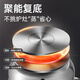 Cuidahuang 304 stainless steel three-layer steamer household composite bottom soup pot for steaming steamed buns with visible high arch cover 32cm