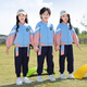 Shuttlecock Feifei Kindergarten clothing spring and autumn pure cotton summer primary school uniform children class uniform set autumn sports three-piece set picture color-9906A three-piece set long sleeve + short sleeve + long trousers 110 size recommended height about 110 cm
