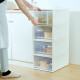 Interactive Space (HDKJ) Interaktiver Raumschubladen Aufbewahrungsbox Garderobe Transparent Aufbewahrungsbox Kleidung Unterwäsche Haushalt Kleidung Kunststoff Organisierungsbox Aufbewahrungsbox [20L] 9227 Weiße Breite 34 Deep 44 Höhe 19 19