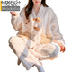 Ropa de confinamiento de terciopelo de coral de invierno modal para el invierno Pajama de mujeres embarazadas posparto para mujeres PRIMAVERA Y AUTOL ESTILO DE OTRO E INVIERN