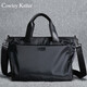 COWLEY KELLER business briefcase men's computer bag men's handbag large capacity commuting business trip briefcase shoulder messenger bag men black 34*14*27cm 14 inches