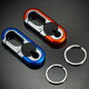 Tbonpei keychain men, lock ring, lock keychain, car keychain, anti-lost keychain, sturdy and durable waist hanging modern black