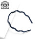 Royal sasa Korean acrylic candy color hair hoop wavy hair headband simple broken hair hairpin women's face wash navy blue NB