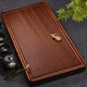 Congjian whole rosewood tea tray drainage type household solid wood tea table large bakelite saucer simple kung fu tea set tray South American rosewood Jianmei 63*32*4.5CM