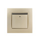 XMSJ switch socket panel steel frame is made of Yipin Gold, one open, two open, light open, three holes, 16A package, one open, double control with wire au13553pg