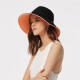 beneunder sun hat women's sun hat double-sided fisherman hat men's hat sun hat anti-UV grapefruit pink/black