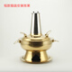 Charcoal copper hot pot pressure fire lid, pull out the fire and adjust the fire power cap, stainless steel extended hot pot chimney, long style