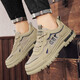Changxiang Huili Workwear Men's Shoes 2025 New Spring and Summer Mesh Breathable Casual Sports Anti-Slip and Wear-resistant Construction Site Labor Protection Shoes Men's Khaki [Breathable Model] 42