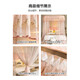 Antarctic people guide rail mosquito net blackout curtain integrated, fully enclosed, fully enclosed, mosquito net rack 1.8x2m home bedroom bed curtain, Guose Tianxiang-Jade color [anti-mosquito-proof and fall] 180x200cm [double-layer yarn integrated mosquito net]