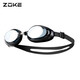 ZOKE swimming goggles for men and women, fashionable, comfortable, waterproof, anti-fog, high-definition flat swimming goggles 616501101-1 black