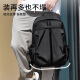 Huili backpack men's casual computer bag splashproof travel backpack business student junior high school student high school student college student school student school student school student black [upgrade enlarged version]