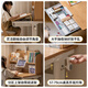 Genji Wooden Language Muebles para niños Tabla de estudio para niños Escritura de madera sólida Descripción de estantería Integrada Tabla de trabajo de los estudiantes de la escuela primaria Home Multifuncional Simple Hogar (Junta completa) Mesa de estudio de 1 metro