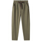 MARKLESS casual pants men's autumn and winter hanging easy-to-maintain smart pants four-sided elastic versatile simple trousers 4855 apricot green 33