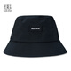 KOLON SPORT/可隆渔夫帽 男女同款户外GORE-TEX BUCKET戈尔提花运动帽子 LUCA4MT004-BK 黑色 58