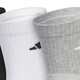 
Adidas socks men and women socks 25 summer new product outdoor socks breathable casual socks mid-tube socks three pairs JC9272/black, white and gray/three pairs M