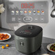 SUPOR rice cooker 5 liters large capacity household rice cooker thick cauldron smart reservation multi-function claypot rice micro-pressure quick cooking fragrant rice for 2-10 people round thick cauldron 5L colorful touch screen