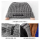 Pull back woolen hat men's autumn and winter Baotou warm knitted hat hip-hop fashion trendy brand face small cold hat pile hat