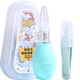 Kangaroo doctor nasal suction device for infant nasal snot infants and young children young children small-month-aged babies to manually clean the nose and nose congestion. 1 set of nasal suction device + 1 saline