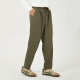 MARKLESS casual pants men's autumn and winter hanging easy-to-maintain smart pants four-sided elastic versatile simple trousers 4855 apricot green 33