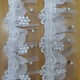 Clásico de encaje de mariposa soluble en agua Garlón plisado Collar de cuello de cuello de cuello de cuello con zapatos y sombreros Accesorios de vestidos de novia 9225 Mesa de mariposa pequeñas más cuentas de 0 cm de aproximadamente 13 metros
