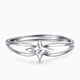 Pt.Charm new platinum living ring for women as a gift pt950 platinum tail ring love at first sight women's ring If not in stock, it can be customized. Take 1.8g as an example