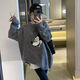 
Yimuqi Buy Duoxi Dongguan Dalang Sweater Mid-length Loose and lazy style pullover for women 2024 Winter New Korean Style Pullover for Grey Donald Duck y9855 One Size