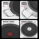 Sonorous 316 stainless steel Korean barbecue plate iron plate barbecue plate commercial outdoor baking pan camping picnic barbecue pot upgraded folding baking pan + four-piece set 34cm